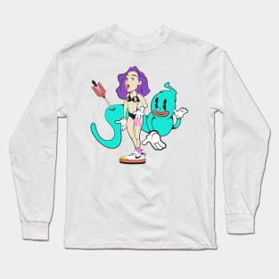 The Girl and the Ghost Long Sleeve T-Shirt